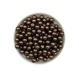 Hedef Bijuteri 12mm Kahverengi Cam İnci Boncuk, Takı Aksesuar Yapım Boncuğu (50gr,-23Adet )