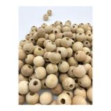 Hedef Bijuteri 16mm Ham Ahşap Tahta Boncuk (50gr,~30 Adet Boncuk)
