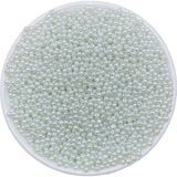 Hedef Bijuteri 25 gr 3mm Beyaz Cam Inci Boncuk ,takı Yapım Boncuğu (25GR,~600 Adet)