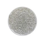 Hedef Bijuteri 25gr 4x8mm Arpa Model Beyaz Lüks Kaplama Inci Boncuk, Takı Yapım Boncuğu (~390 Adet)