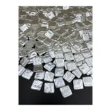 Hedef Bijuteri 25gr Beyaz Renk Kare Lüks Kaplama Formsuz,şekilsiz Barok Yamuk Plastik Inci Boncuk #59 (~32adet)