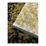 Hedef Bijuteri 25Gr Gold / Altın Sarısı Renk 5mm Metal Takı Yapım Halkası ,Klips Halka (~500 Adet)