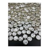 Hedef Bijuteri 25gr Krem Renk 16mm Yassı Basık Lüks Kaplama Formsuz Barok Plastik Inci Boncuk #100 (~30 Adet)
