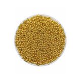 Hedef Bijuteri 3mm Gold / Altın Sarısı Renk Metal Demir Top Boncuk,takı Yapım Boncuğu (25gr ~450 Adet)