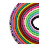 Hedef Bijuteri 4mm 13 Adet Polimer Kil Fimo Boncuk Dizi Seti,13 Renk 4mm FIMO,40CM Hamur Boncuk Dizisi