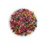 Hedef Bijuteri 4mm Karışık Renkli Plastik İnci Boncuk (25gr,~750 Adet Boncuk)