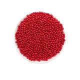 Hedef Bijuteri 50 Gr 4mm Kırmızı Cam Inci Boncuk ,takı Yapım Boncuğu (50gr,~550 Adet Boncuk