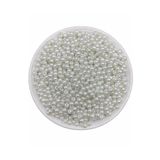 Hedef Bijuteri 50 Gr 5mm Beyaz Cam Inci Boncuk ,takı Yapım Boncuğu (50gr,~300 Adet )