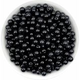 Hedef Bijuteri 50 gr 8mm Siyah Cam Inci Boncuk ,takı Yapım BONCUĞU(50GR,~70 Adet ) - yok