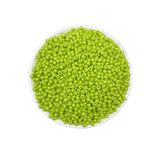Hedef Bijuteri 50 Gram Açık Yeşil Mat Cam Kum Boncuk , Takı Yapım Boncuğu (50gr,~750 Adet)