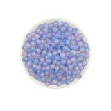 Hedef Bijuteri 50gr 8mm Cam Pembe Mavi Buzlu Boncuk Takı, Hobi, Aksesuar Yapım Boncuğu (50gr, ~75Adet)