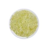 Hedef Bijuteri 50gr Cam Çubuk Kemik Silindir Model Sarı Boncuk Takı,Hobi, Boncuğu (50gr, ~70 adet)