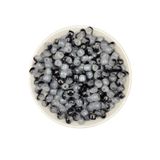 Hedef Bijuteri 50gr Cam Silindir 9x6mm Ebruli Gri -Siyah Boncuk Takı,Hobi, Aksesuar Boncuğu (50gr, ~70 adet)