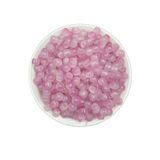 Hedef Bijuteri 50gr Cam Silindir 9x6mm Ebruli Pembe Boncuk Takı, Hobi, Aksesuar Boncuğu (50gr, ~70 adet)