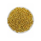 Hedef Bijuteri 5mm Gold / Altın Sarısı Renk Metal Demir Top Boncuk,takı Yapım Boncuğu (25GR ~150 Adet)