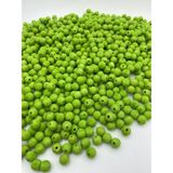 Hedef Bijuteri 8mm Açık Yeşil Renk Kadife Boncuk Takı, Çanta Yapım Boncuğu ( 100GR,~350 Adet)