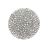 Hedef Bijuteri 8mm Beyaz Renk Lüks / Lüx Kaplama Plastik Inci Boncuk ,takı Yapım Boncuğu (50GR,~200 Adet)