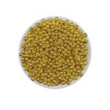 Hedef Bijuteri Çizgili 6mm Gold / Altın Sarısı Renk Metal Demir Top Boncuk,takı Yapım Boncuğu (25gr ~70 Adet)