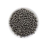 Hedef Bijuteri Deliksiz Inci Boncuk, Deliksiz 5mm Metalize Füme / Antrasit Plastik Çakma Incisi (25GR,~300 Adet)