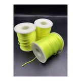 Hedef Bijuteri Floş İp, 100 Metre (Bobin) Neon Sarı/ Açık Yeşil İp 1mm Floş ip / Sıçan Kuyruğu Takı Bileklik İpi