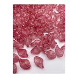 Hedef Bijuteri Fuşya Koyu Pembe Kıvrık Model Çatlak Buzlu Akrilik Boncuk,Takı, Çanta Boncuğu (100gr,~40 Adet)