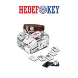 Hedef Çift Renkli Okey Taşı ( Siyah - Beyaz )