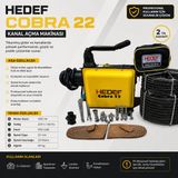 Hedef Cobra 22 Kanal Açma Makinesi