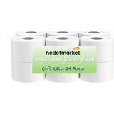 Hedef Market Mini Jumbo Cimri Tuvalet Kağıdı Çift Katlı 12 Rulo
