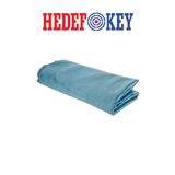 Hedef Okey Kadife (flok) Kaydırmaz Kare ( Çuha ) Oyun Masası Örtüsü ( Doygun Turkuaz Renk )