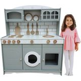 Hedefixtoys Küçük Ellerin Lezzet Dünyası Ahşap Oyuncak Mutfak