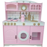 Hedefixtoys Pembe Oyuncak Mutfak Seti (Çaydanlık Setli-Ledli)