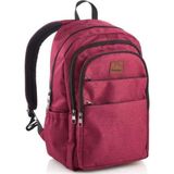 Hedgebag HB1600-06 ÜÇ GÖZ SIRT ÇANTASI BORDO 8681506310361