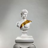 Hedgehog Art Shop David 'Gold Belt' Dekoratif Heykel, Pop Art Roma Yunan Heykelleri