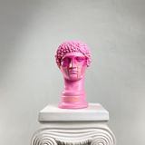 Hedgehog Art Shop Hermes 'Pink Saviour' Dekoratif Heykel, Pop Art Roma Yunan Heykelleri