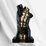 Hedgehog Art Shop Torso 'Gold Line' Dekoratif Heykel, Pop Art Roma Yunan Heykelleri