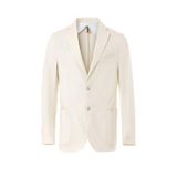 Hedgess Kırık Beyaz Renk Keten Karışımlı Blazer Ceket