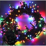 Hedivio 10m 100 Led Boncuk Lamba RGB Işık Siyah Kablo