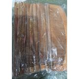 Hedivio Ahşap Tarak 12'li Paket Dar Dişli Oval