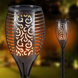 Hedivio Alev Efektli Solar Bahçe Lambası (51 cm) Bahçe Aydınlatma