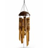Hedivio Coconat Bambu Rüzgar Çanı 50 Cm KRY-Cml-DIARTA-1038
