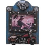 Hedivio Dekoratif Metal Çerçeve Motosiklet Dekorlu Vintage Hediyelik