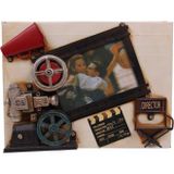 Hedivio Dekoratif Metal Çerçeve Sinema Temalı Vintage Hediyelik