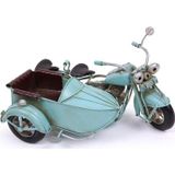 Hedivio Dekoratif Metal Motosiklet Sepetli Vintage Dekoratif Hediyelik