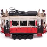 Hedivio Dekoratif Metal Taksim Tramvay Küçük Vintage Biblo Hediyelik