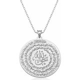 Hedivio Gümüş El Hakkanî Mührü Kolye