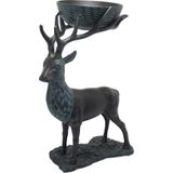 Hedivio Metal Geyikli Kase 55 Cm Dekoratif Hediyelik