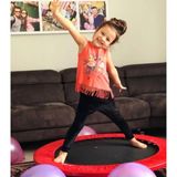 Hediye Bahçesi 102 cm (40 Inç) Kırmızı Trambolin - Renkli