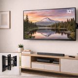 Hediye Bahçesi 22 İnç ve 44 İnç - 32 İnç Sabit TV Askı Aparatı - LCD LED TV Uyumlu - 56-140 cm