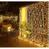 Hediye Bahçesi 2x2 Metre Perde Led Sarı Işık