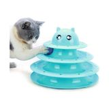 Hediye Bahçesi 3 Katlı Kedi Oyuncağı Turntable Cat Toy - Renkli